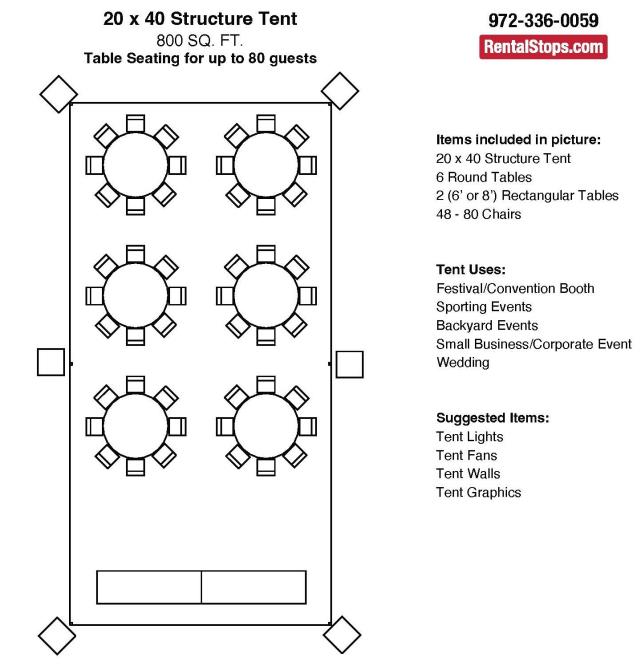 Where to find 40 X 20 Structure Tent in Dallas